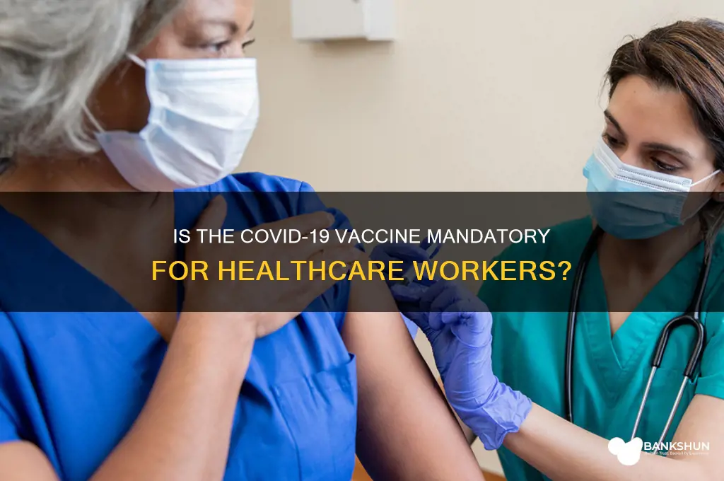 is corona vaccine mandatory for healthcare workers