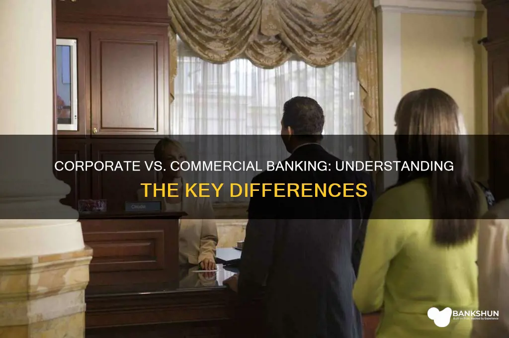 is corporate banking and commercial banking same