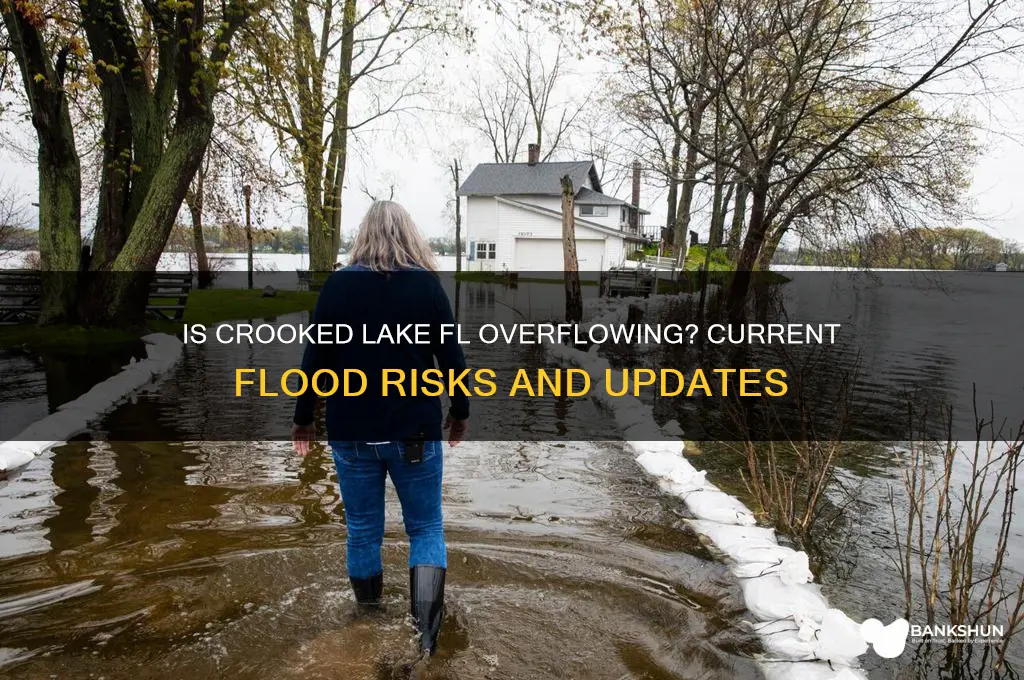 is crooked lake fl overflowing its banks