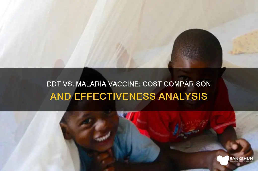 is ddt cheaper than a malarua vaccine