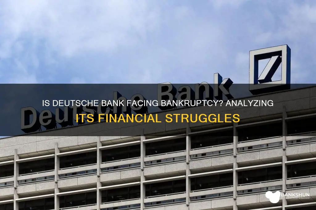 is deutsche bank going out of business