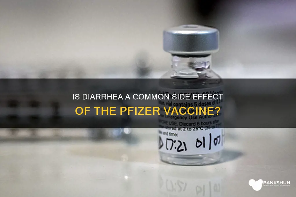 is diarrhea a symptom of phizer vaccine