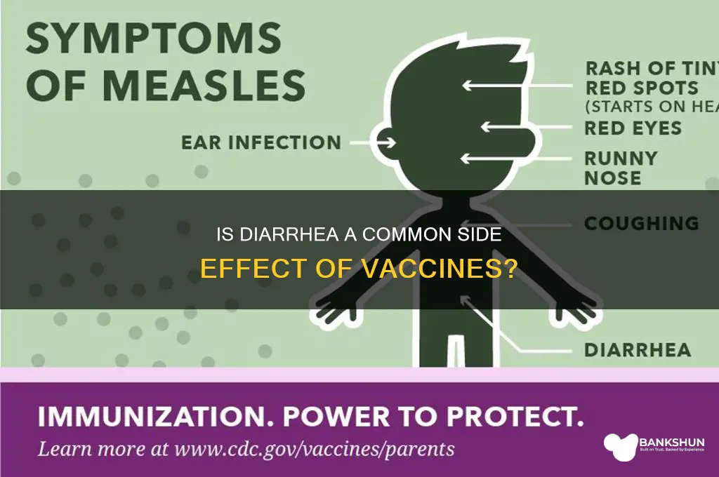 is diarrhea a symptom of the vaccine