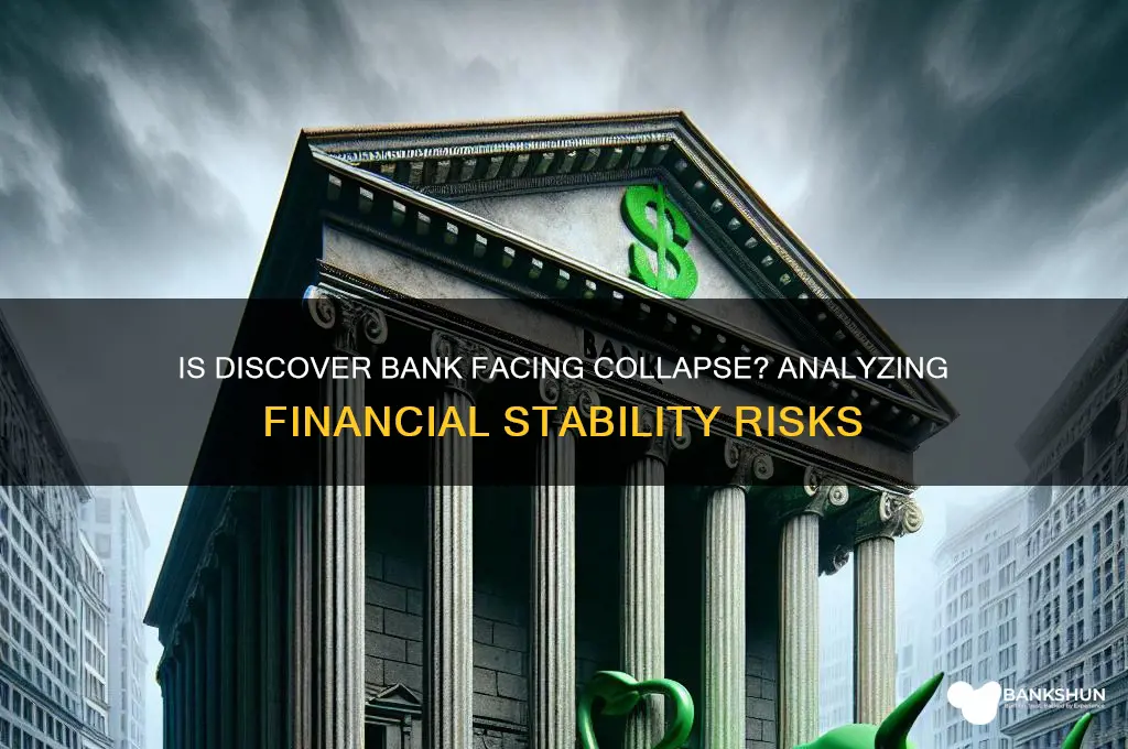 is discover bank at risk of collapse
