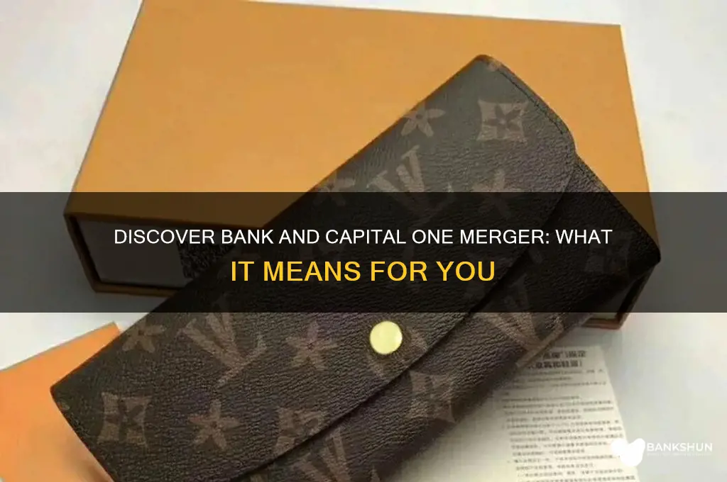 is discover bank merger with capital one