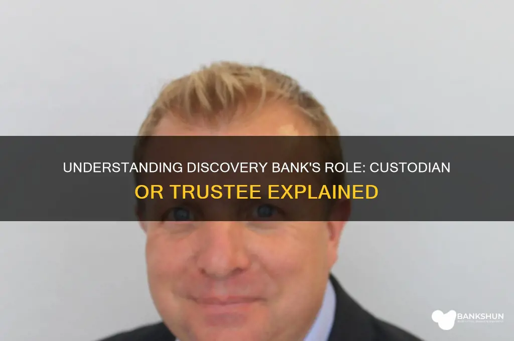 is discovery bank a custodian or trustee