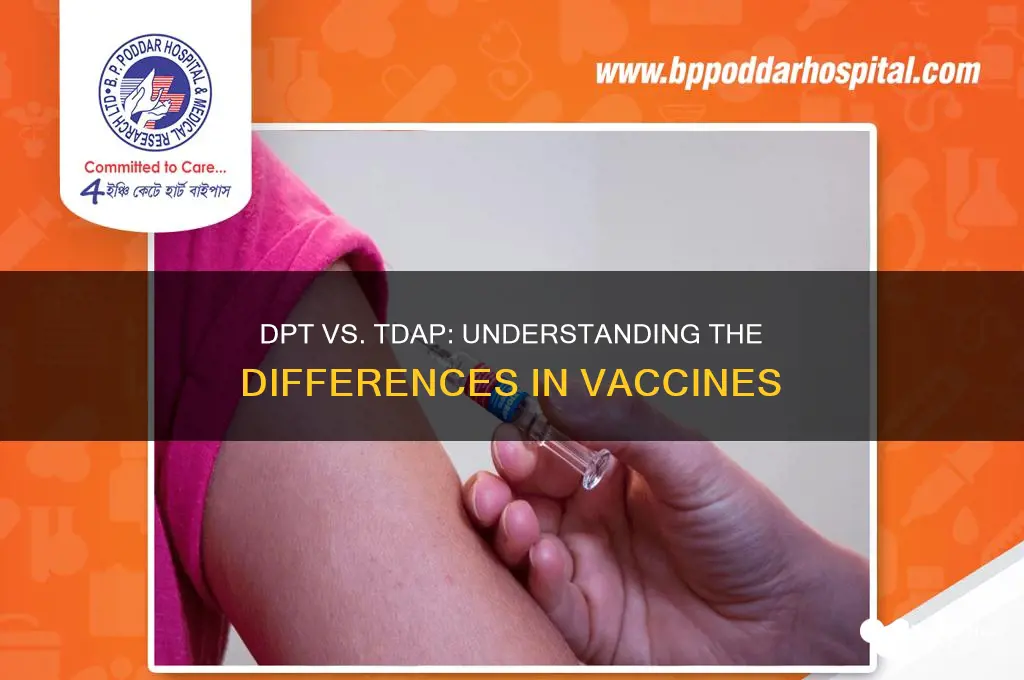 is dpt vaccine the same as tdap