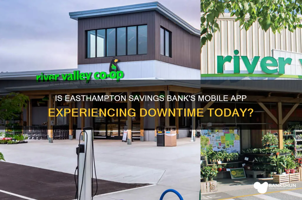 is easthampton savings bank mobile app down