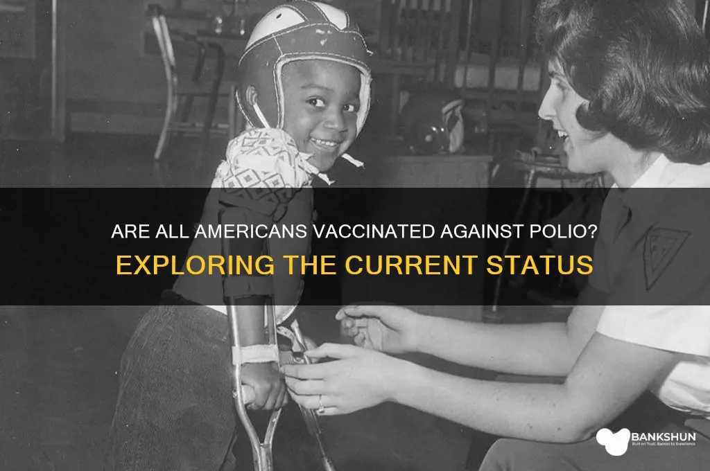 is everyone in america vaccinated against polio