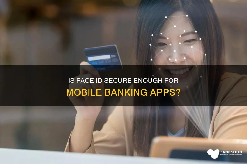 is face id safe for banking applications