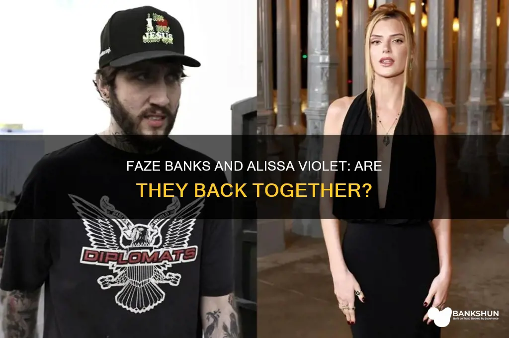 is faze banks back with alissa violet