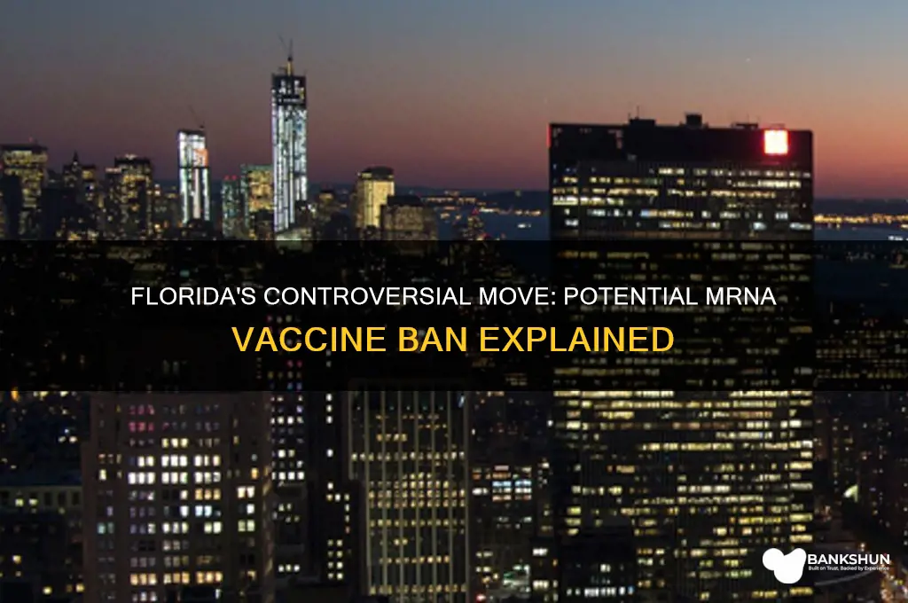 is florida trying to ban mrna vaccines