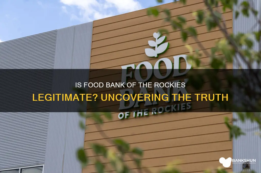 is food bank of the rockies legit