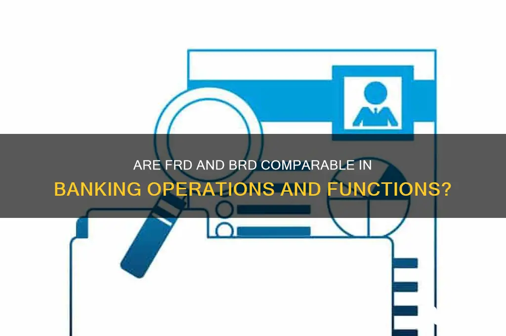 is frd similar to brd in banking