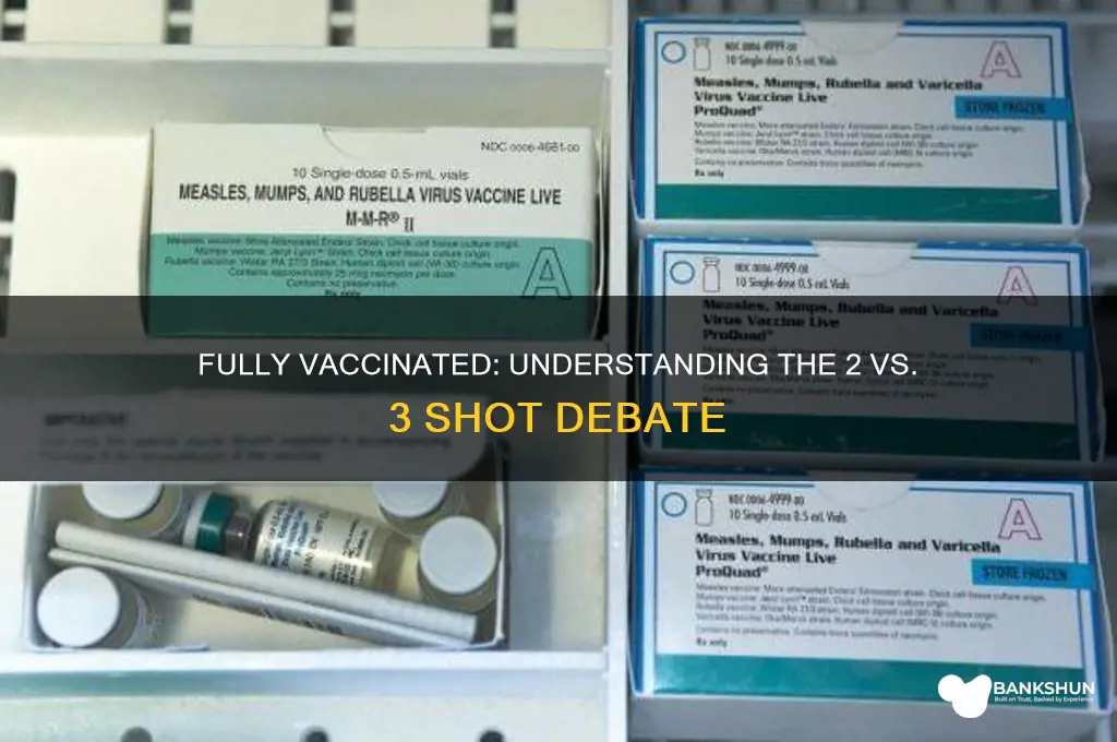 is fully vaccinated 2 or 3 shots