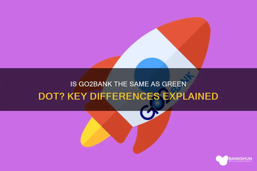 is go2 bank same as green dot