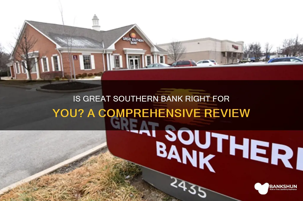 is great southern bank a good bank