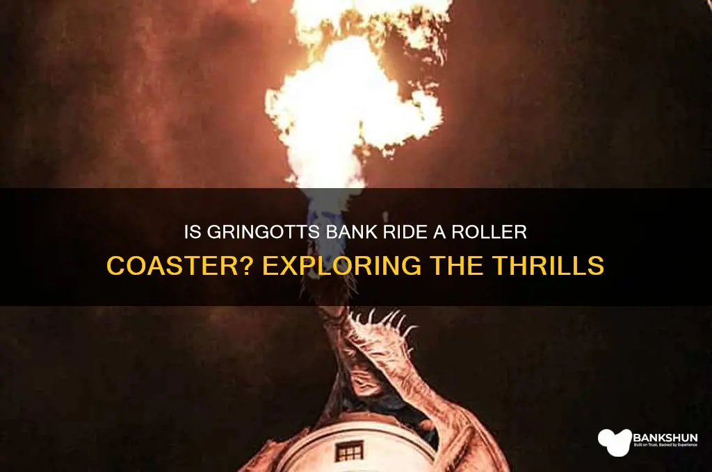 is gringotts bank ride a roller coaster