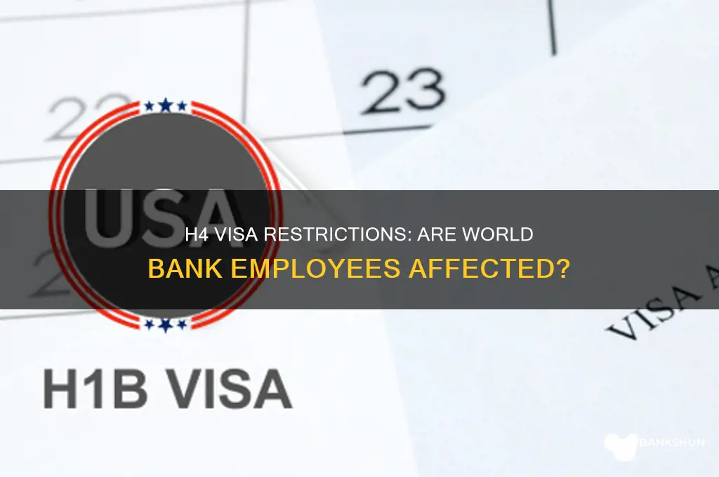 is h4 visa prohibited in world bank