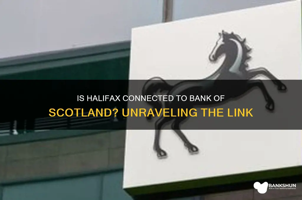is halifax linked to bank of scotland