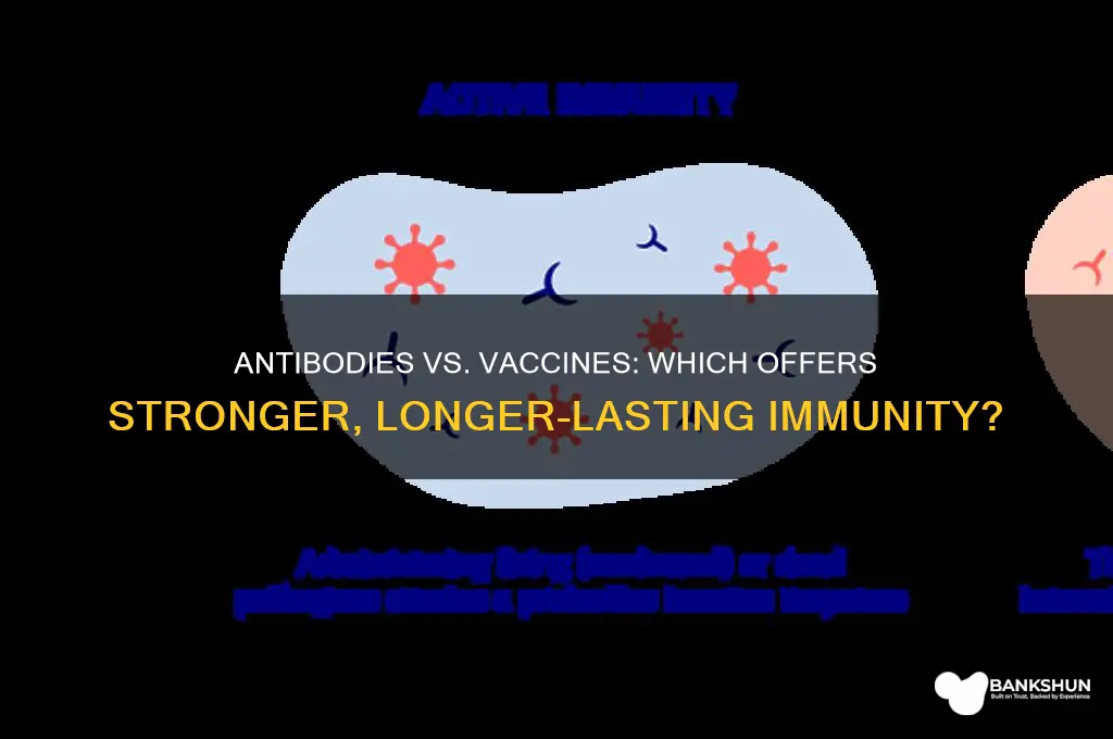 is having antibodies better than the vaccine
