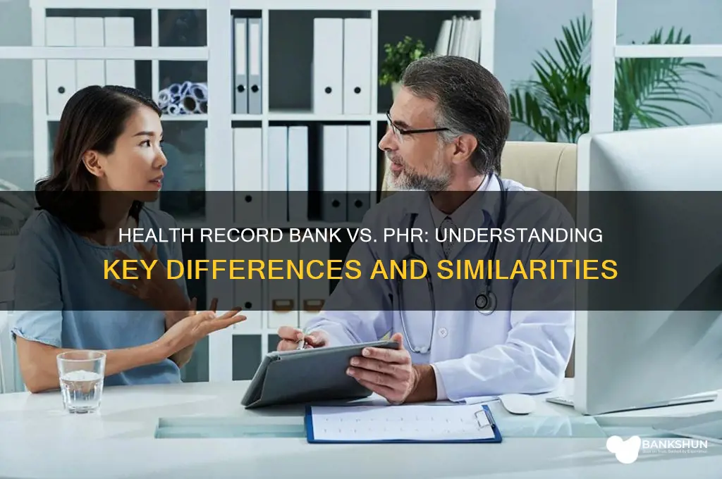 is health record bank same as phr