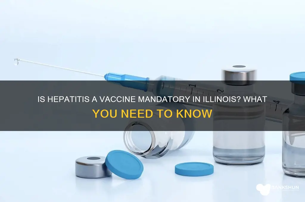 is hepatitis a vaccine mandatory in illinois
