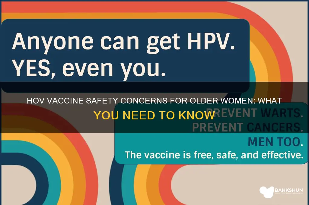 is hov vaccine dangerous in older women
