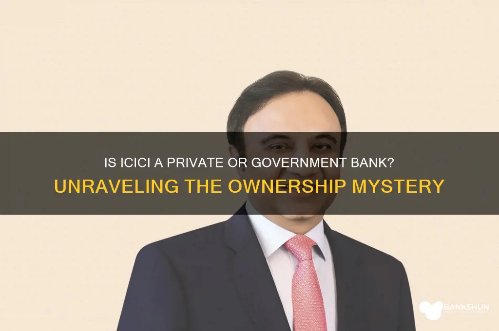 is icici a private or government bank