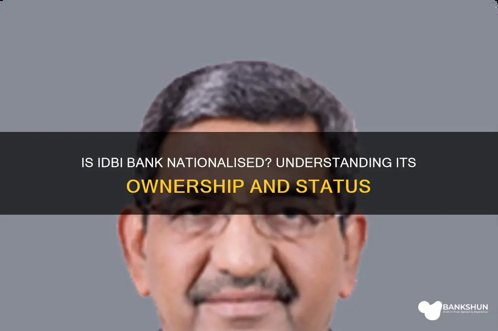 is idbi a nationalised bank or not