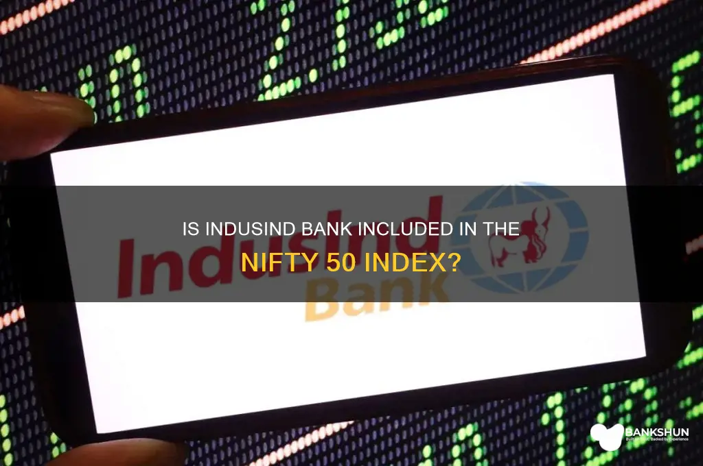 is indusind bank part of nifty 50