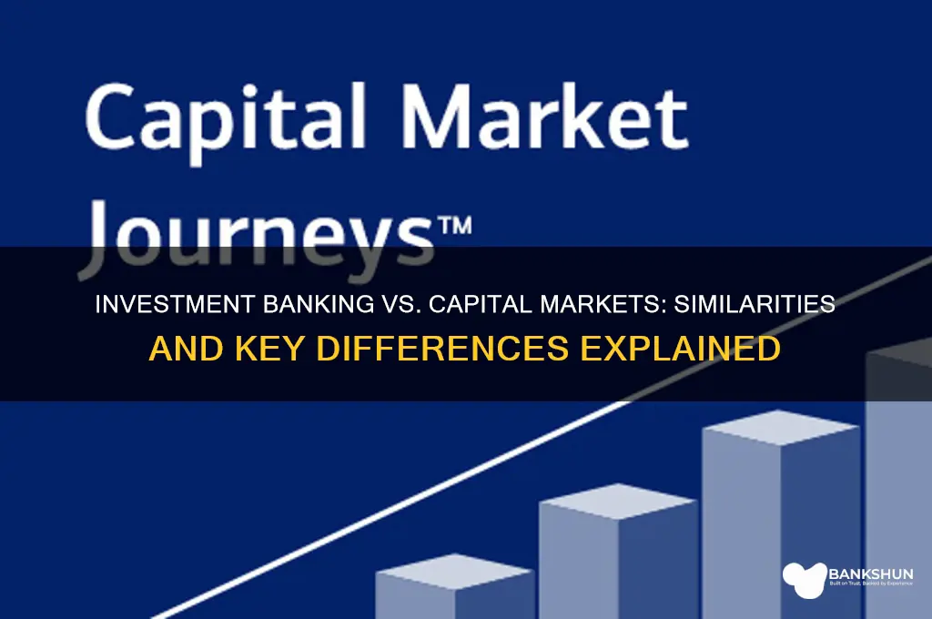 is inestment banking and capital markets siilarl