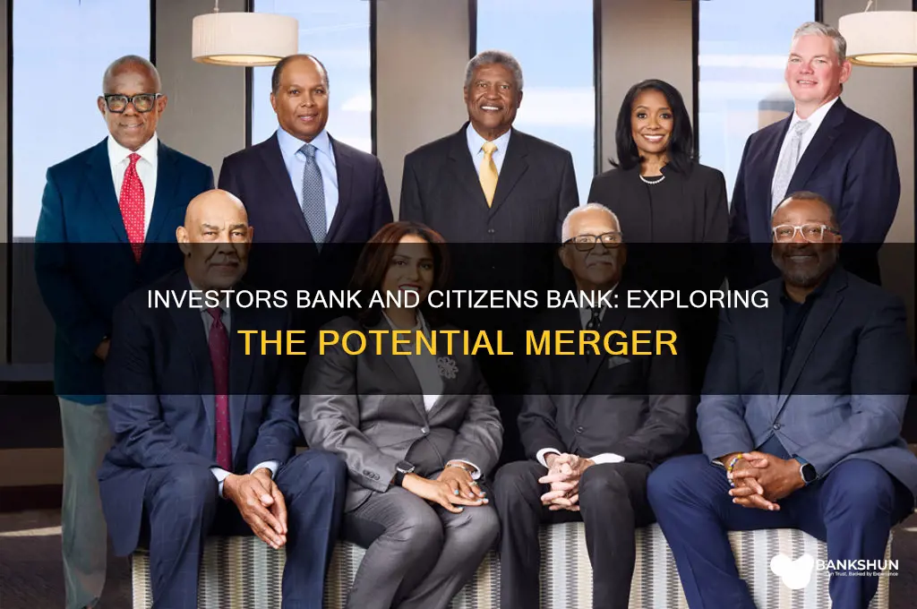 is investors bank merging with citizens bank