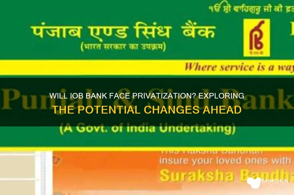 is iob bank going to be privatised