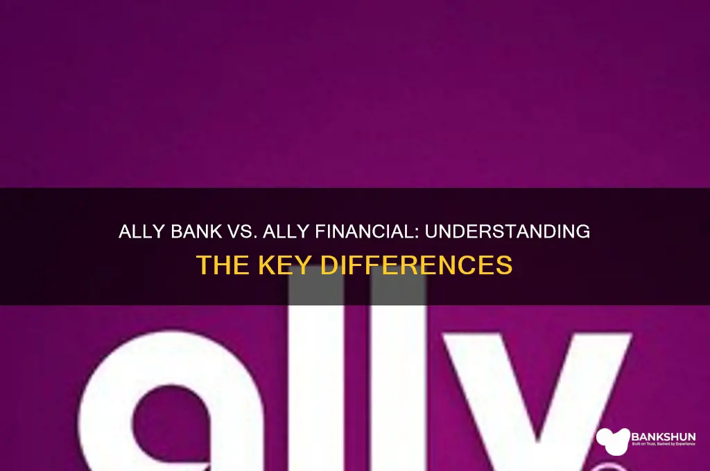 is it ally bank or ally financial