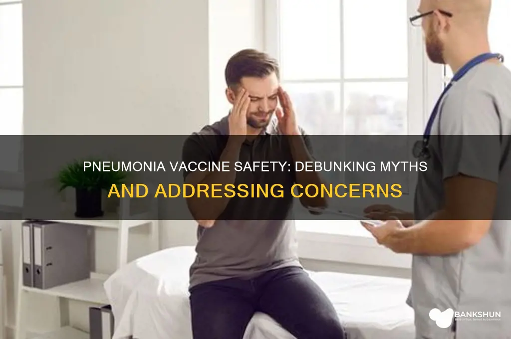 is it dangerous toget a pnemoni vaccine