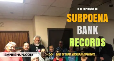 Subpoenaing Bank Records: Understanding the Costs and Legal Process