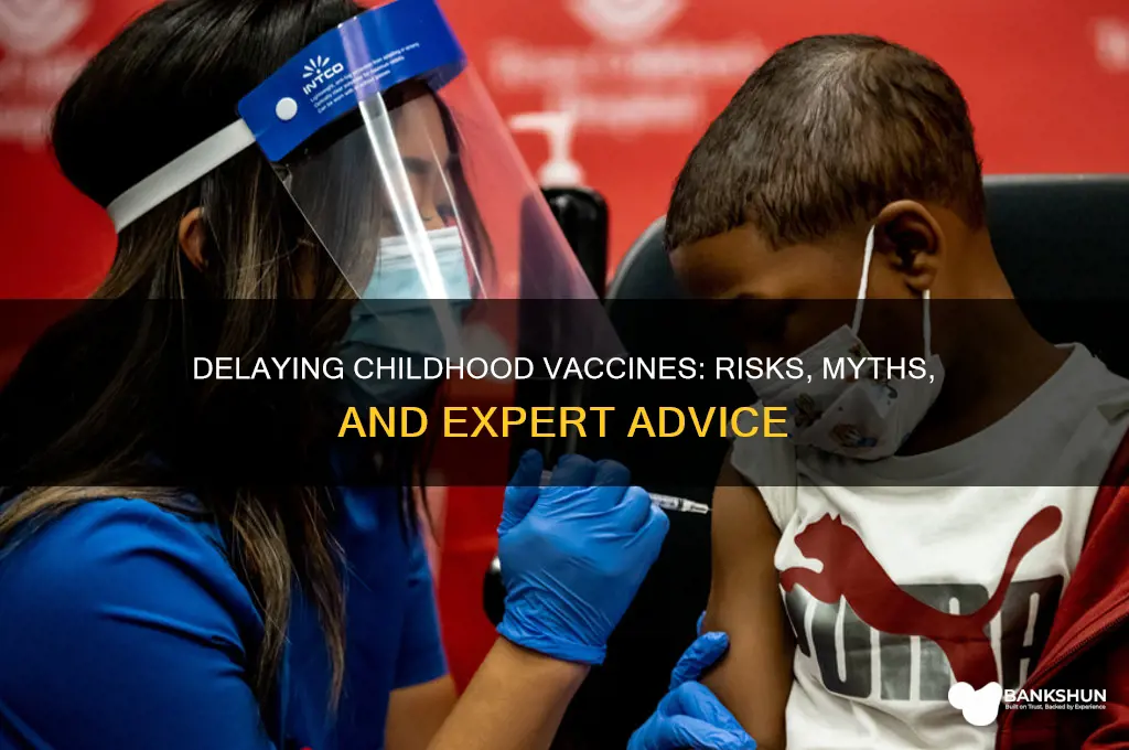 is it wise to delay childhood vaccines