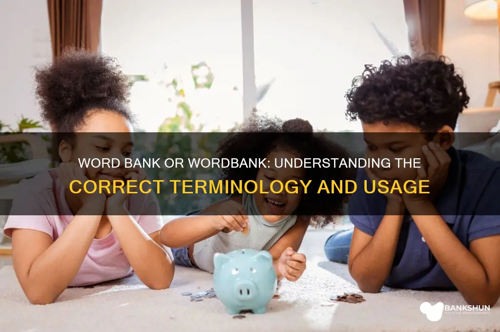 is it word bank or word bank