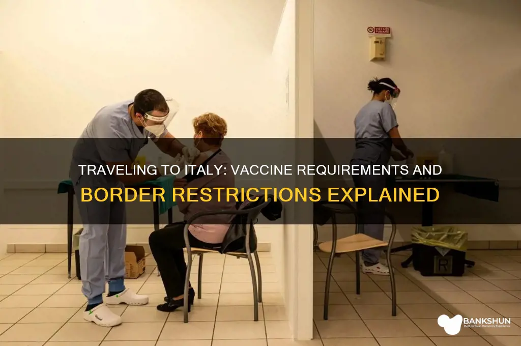 is italy closed off without the vaccine