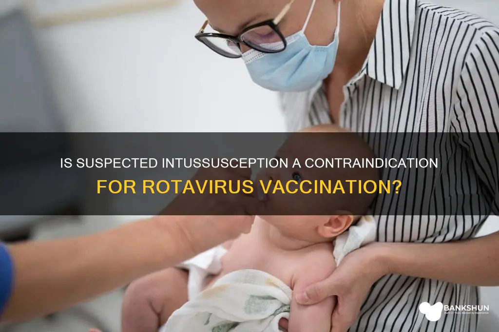 is itussepcion a contraindication for rotavirus vaccine