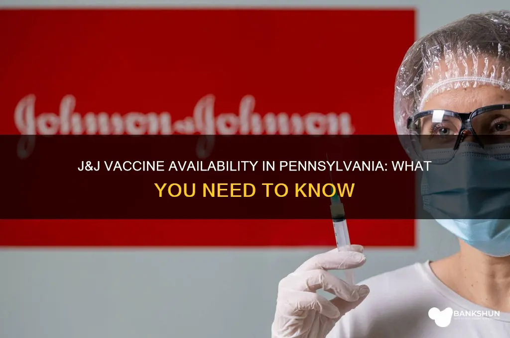 is j&j vaccine available in pa