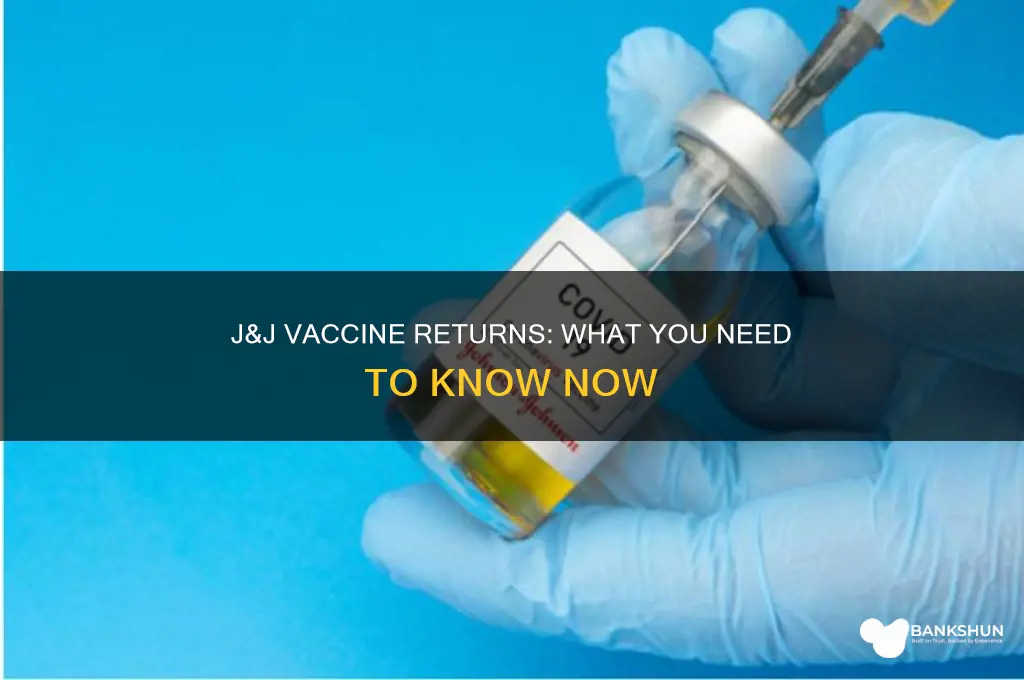 is j&j vaccine back on market