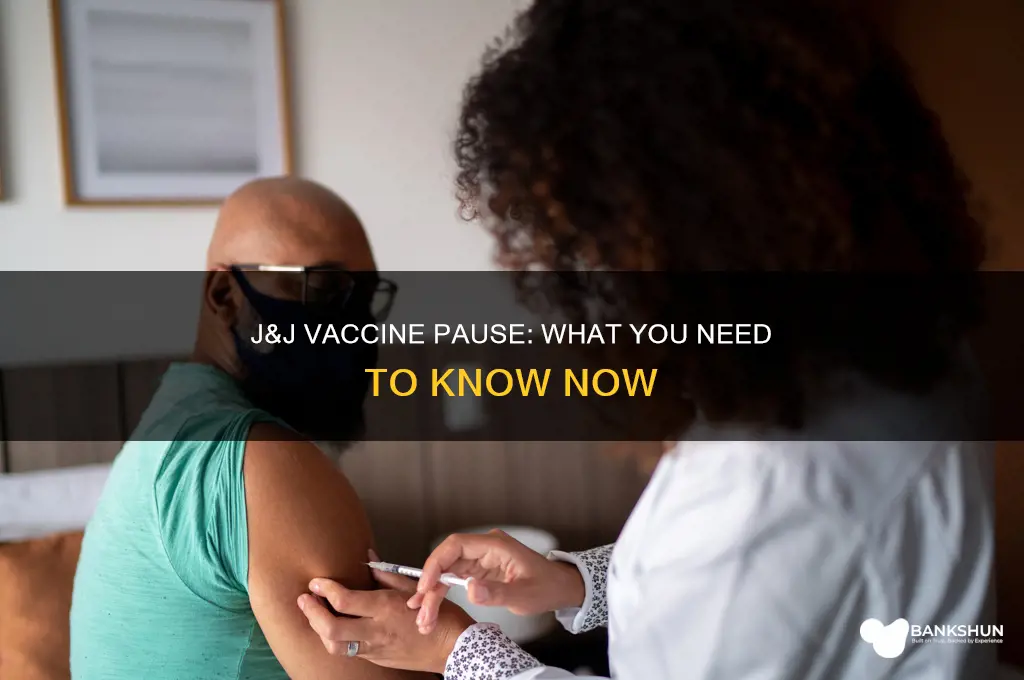 is j and j vaccine on hold