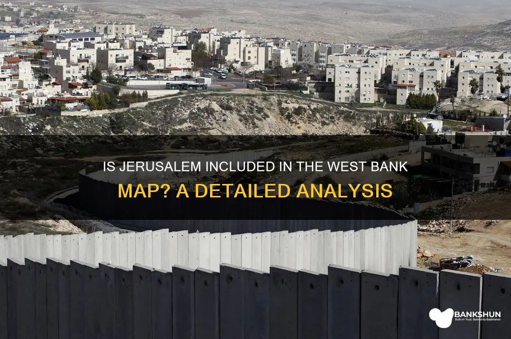 is jerusalem in the west bank map