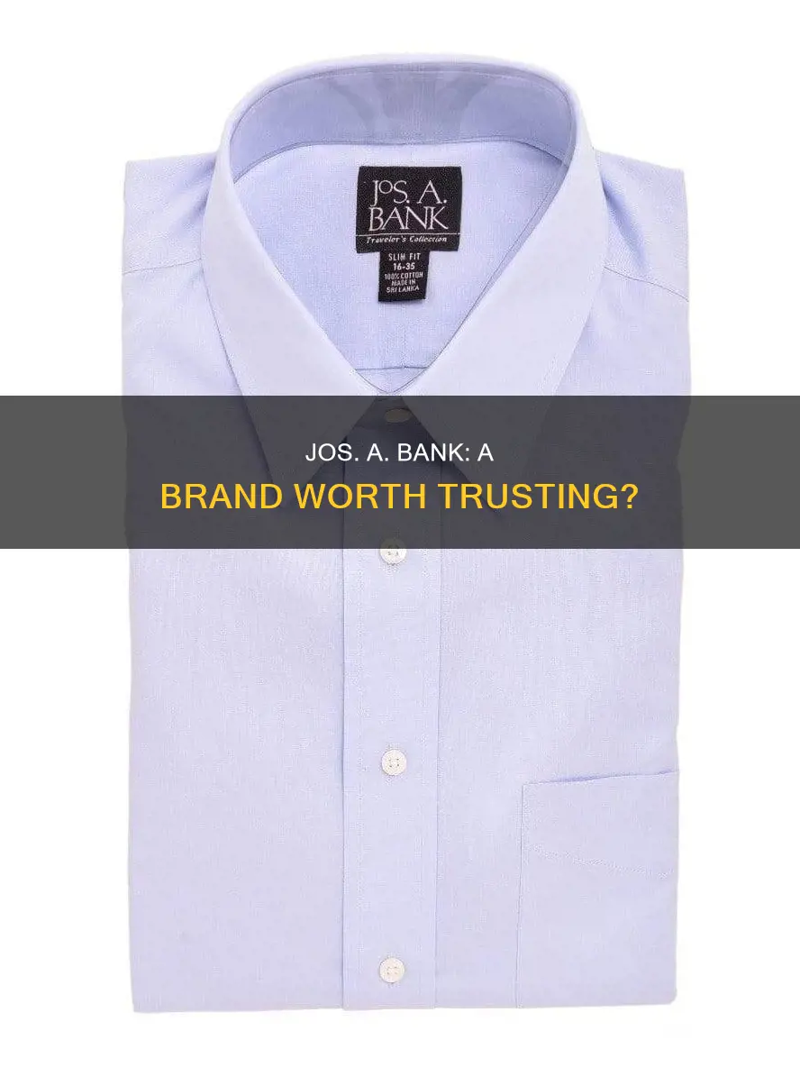 is jos a bank a good brand