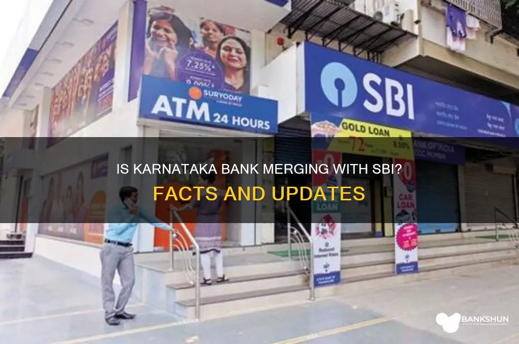 is karnataka bank merged with sbi bank