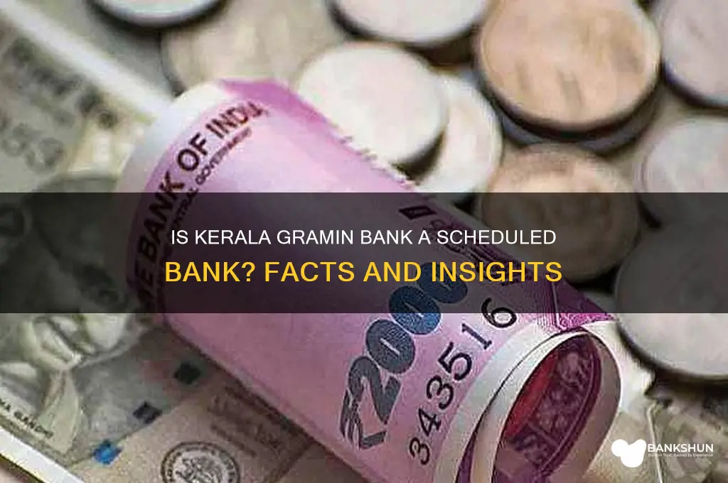 is kerala gramin bank a scheduled bank