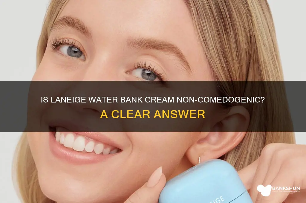 is laneige water bank cream non comedogenic