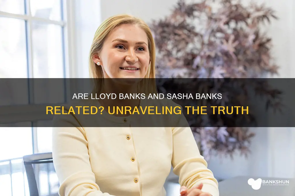 is lloyd banks related to sasha banks